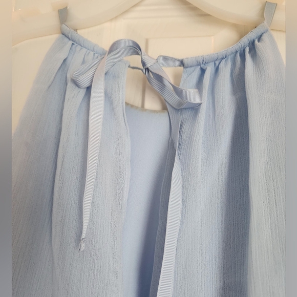 Womens David's Bridal Light Blue Dress~Size 2 - Picture 7 of 16